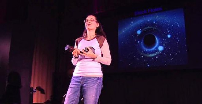 La astrofísica Maura McLaughlin trata de cazar ondas gravitacionales con púlsares. / YOUTUBE