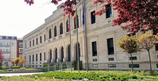 Fachada de la Audiencia Provincial de Burgos.