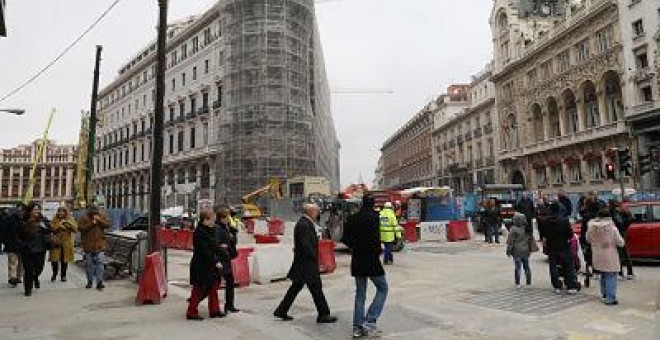 Obras del proyecto Canalejas. Foto Ayuntamiento de Madrid. Diciembre 2018