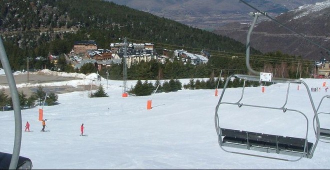 L'estació d'esquí de la Molina.