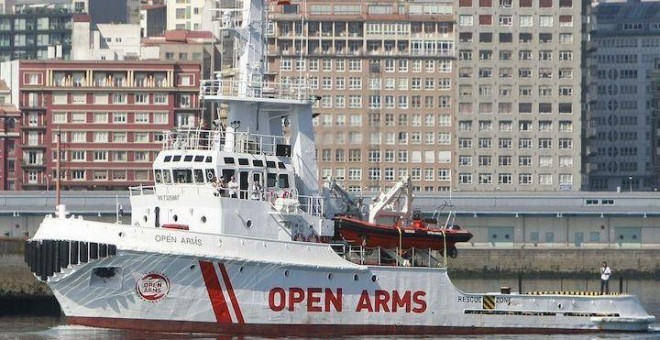 Imagen de archivo del barco de rescate Open Arms | EFE