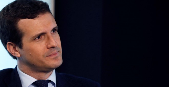 Pablo Casado afirma que no cree que deba pedir disculpas por los casos de corrupción en el PP | EFE/Ballesteros