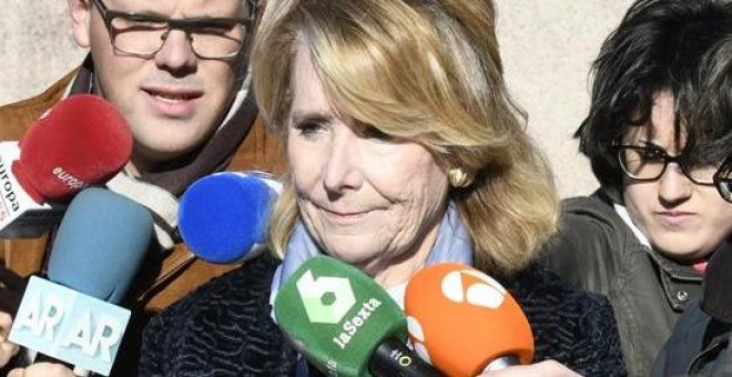 Esperanza Aguirre testifica en el caso espias EFE