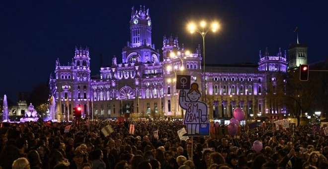 Manifestación del Día Internacional de la Mujer en Madrid | AFP/ Pierre-Philippe Marcou