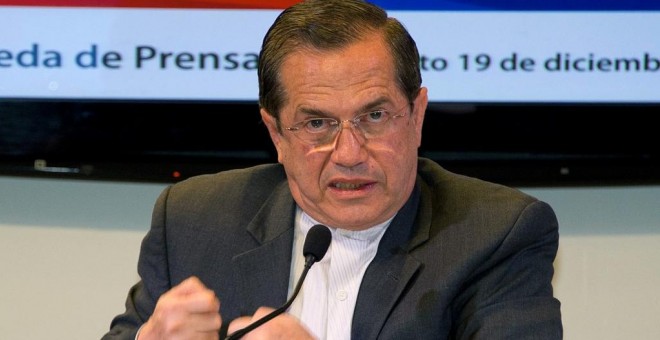 El ministro de Asuntos Exteriores de Ecuador, Ricardo Patiño. - AFP