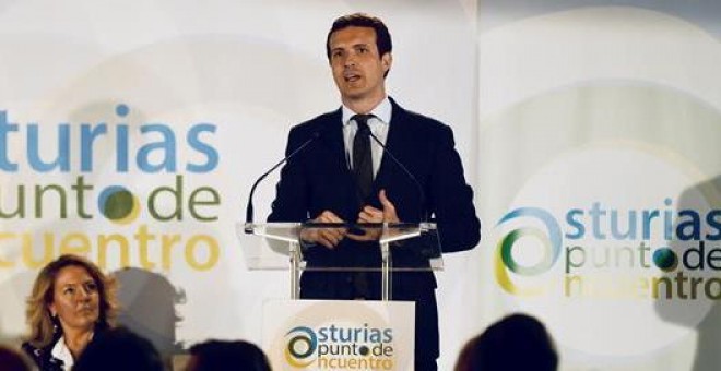 El líder del PP y candidato a la Presidencia del Gobierno, Pablo Casado. - EFE