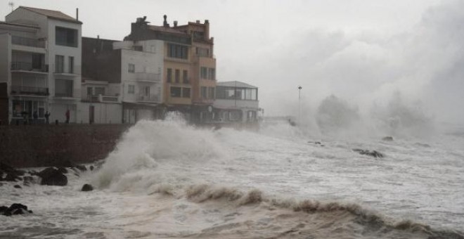 Temporal en L'Escala (Girona) en foto de archivo./ Peter Townsend (EFE)