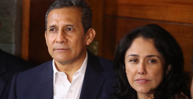 30/04/2018 - El expresidente peruano Ollanta Humala y su esposa, Nadine Heredi, en una imagen de archivo. / EFE