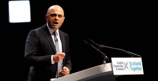 El ministro británico del Interior, Sajid Javid. - REUTERS