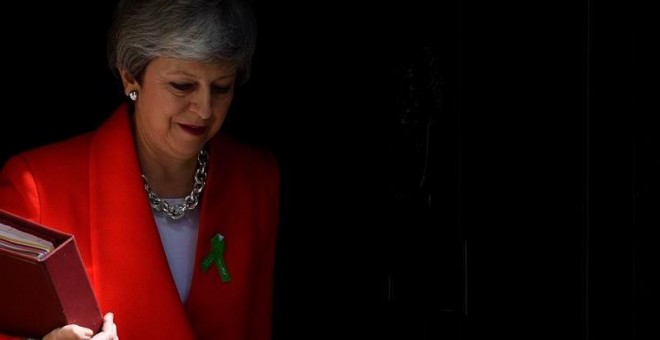 La primera ministra británica, Theresa May. - EFE