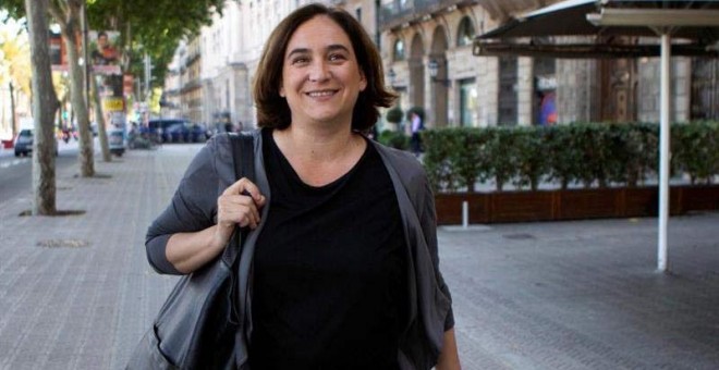 La alcaldesa de Barcelona en funciones y líder de BComú, Ada Colau. (QUIQUE GARCÍA | EFE)
