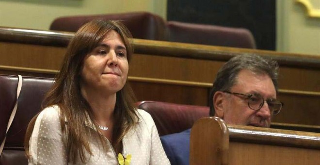 La diputada de JxCat en el Congreso Laura Borràs. (KIKO HUESCA | EFE)