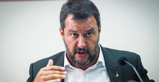 El ministro del Interior italiano, Matteo Salvini.- EFE