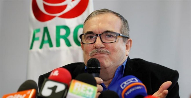 El líder del partido de la FARC, Rodrigo Londoño.- EFE