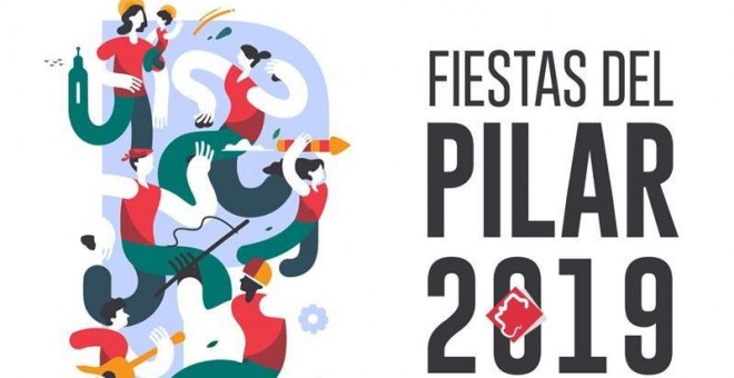 Cartel de las Fiestas del Pilar, de Zaragoza, de este año.