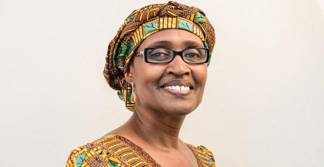 La directora ejecutiva de Oxfam Internacional, Winnie Byanyima