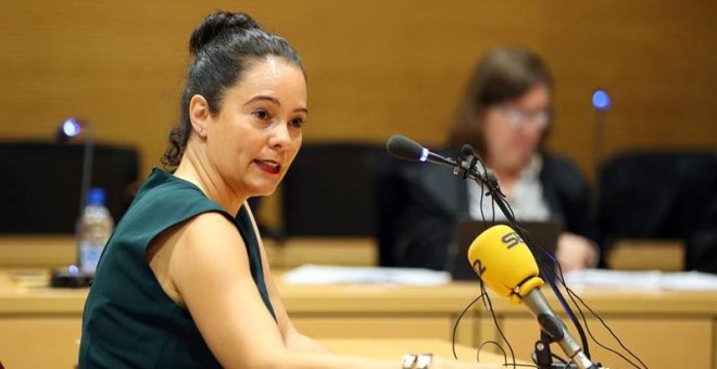 La sargento del Seprona Gloria Moreno durante su declaración en el juicio. - EFE/Elvira Urquijo A.