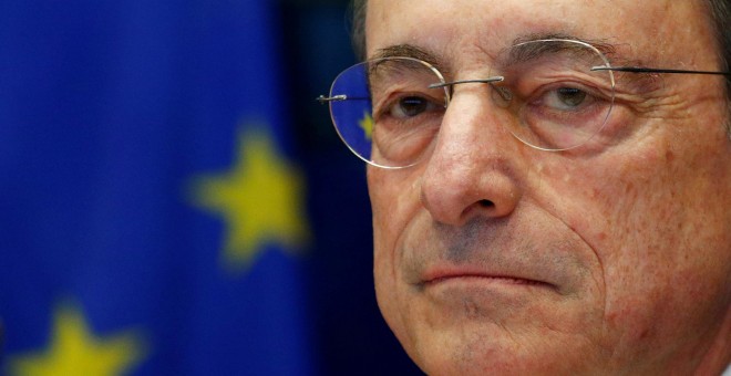 El presidente del BCE, Mario Draghi, en una comparecencia ante la Comisión de Asuntos Económicos y Monetarios del Parlamento Europeo el pasado septiembre.. REUTERS/Francois Lenoir