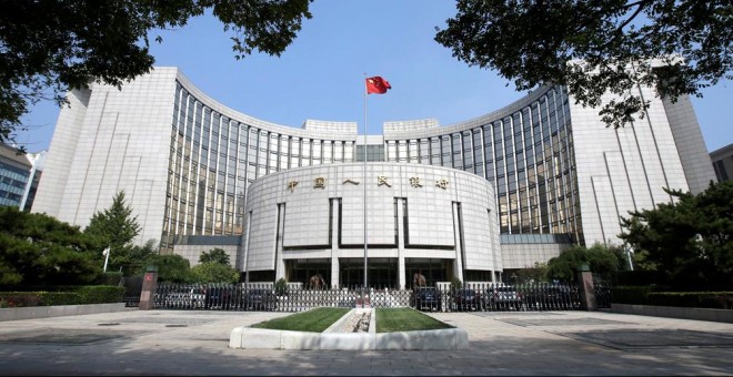 La sede del Banco Popular de China, el banco central del gigante asiático, en Pekín. REUTERS/Jason Lee