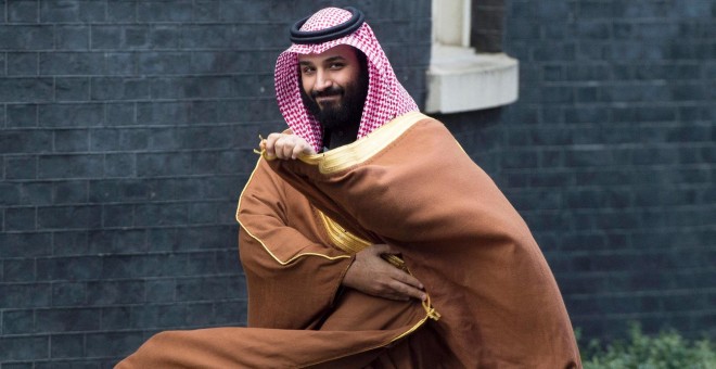 Mohammad bin Salman, príncipe heredero de Arabia Saudí en Londres. / EFE
