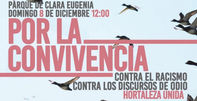 Cartel de la manifestación