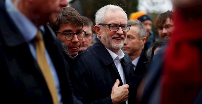 10/12/2019 - El líder del Partido Laborista, Jeremy Corbyn, durante una acto de campaña electoral. / EFE