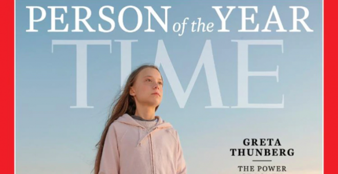 11/12/2019 - La portada de la revista 'Time', donde se reconoce a Greta Thunberg como la persona del año. / 'TIME'