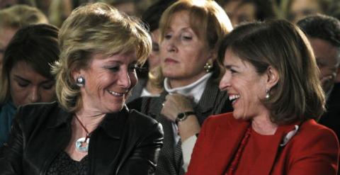 Esperanza Aguirre y Ana Botella. -EFE