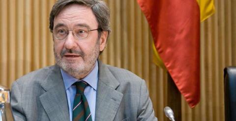 Narcis Serra, ex presidente de Caixa Catalunya y ex vicepresidente del Gobierno con el PSOE, en una comparecencia parlamentaria.