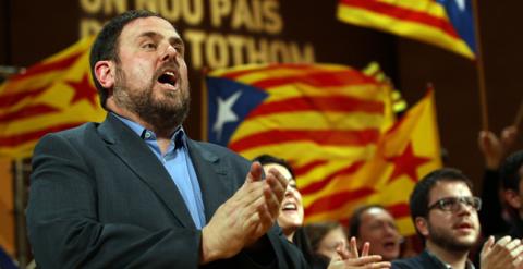 El líder de ERC, Oriol Junqueras.-