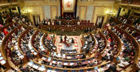 El Congreso de los diputados en una foto de archivo. EFE