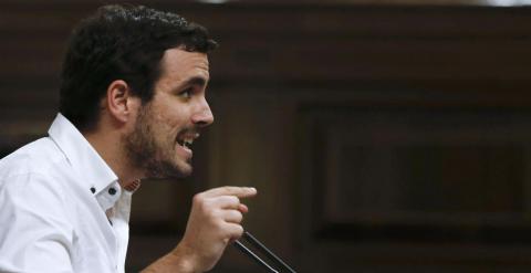 El diputado de IU, Alberto Garzón. -EFE