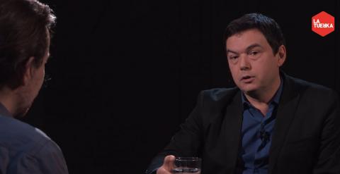 Pablo Iglesias con Thomas Piketty