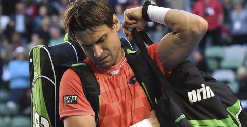 David Ferrer tras perder contra Nishikori. /EFE