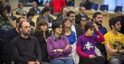 Imagen del juicio contra algunos de los participantes en la manifestación en el Parque de la Ciudadela. EFE