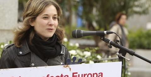 Marina Albiol, pportavoz de La Izquierda Plural en el Parlamento Europeo. / EFE
