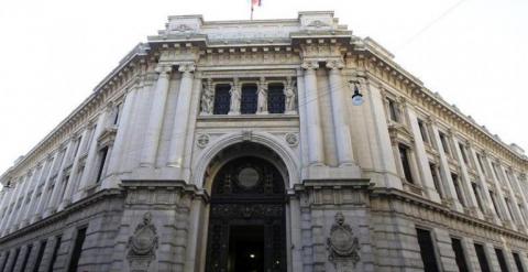 Detalle del edificio del Banco de España, en Madrid. REUTERS