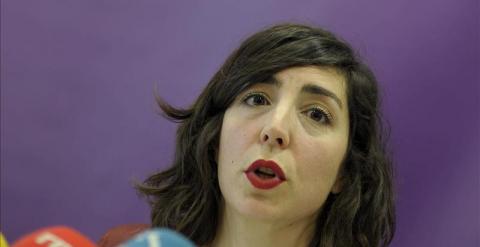 Laura Pérez, líder de Podemos en Navarra. EFE