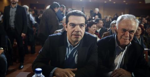 Tsipras, durante el comité de Syriza de este fin de semana. REUTERS/Alkis Konstantinidis