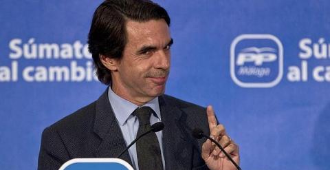 Aznar, en una imagen de archivo