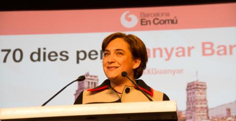 Ada Colau, en la presentación de Barcelona en Comú.