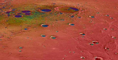 La superficie del planeta Mercurio, como nunca se había visto antes. /NASA