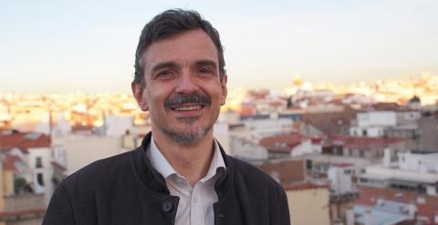 El candidato de la lista unitaria de Podemos para la Comunidad de Madrid, José Manuel López Rodrigo.