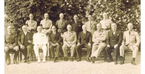 El gobernador general Sir Clive Liddell con el general Muñoz Grandes en Gibraltar el 14 de octubre de 1940. /INFOGIBRALTAR