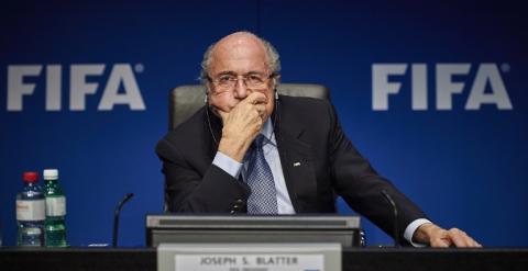 Joseph Blatter, presidente de la FIFA, en el cuartel general del estamento en Zúrich. /AFP