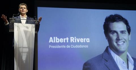 El presidente de Ciudadanos, Albert Rivera.- EFE