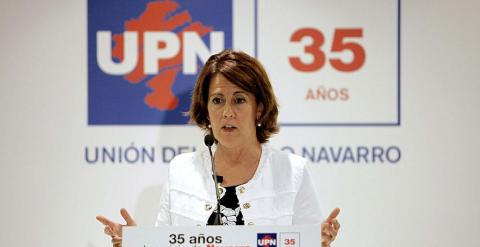 La presidenta de Navarra, por UPN, Yolanda Barcina. -EFE