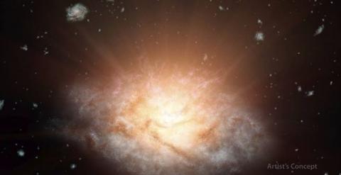 La NASA descubre la galaxia más luminosa del Universo