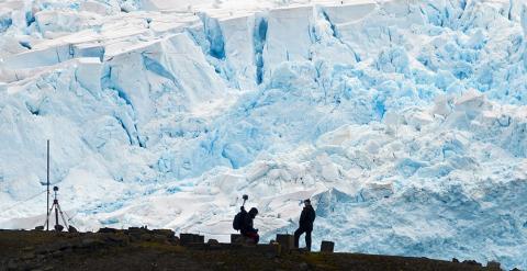 Las capas de hielo de la región antártica han perdido una quinta parte de su grosor original en las últimas dos décadas. AFP