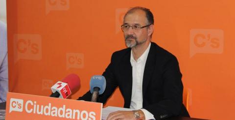 Luis Fuentes, líder de Ciudadanos en Castilla y León y ya procurador electo en las Cortes de la Comunidad. FOTO: C'S